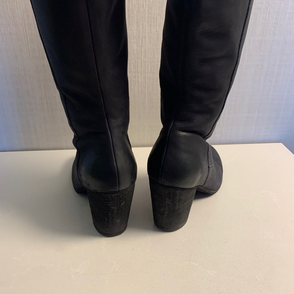 BP Nordsrtrom Transit Tall Black Leather Boot 6.5 - Picture 4 of 6